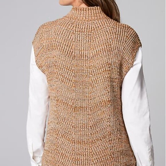 J. JILL Rib-Textured Marled Sweater-Vest - Picture 9 of 9